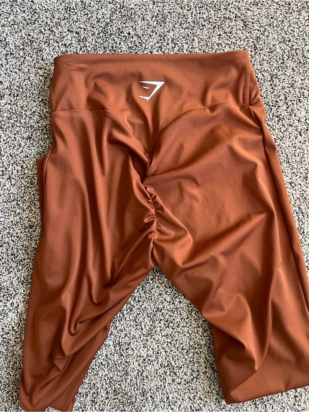 Gymshark Women's High-Rise Rust Leggings - Picture 4 of 4